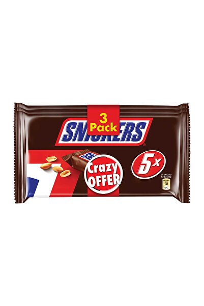 Snickers Chocolate Original Bar Value Pack 5 x 40 g | Peanut Caramel Milk Cho...
