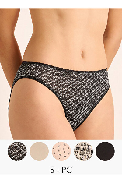 FAV Set of 5 - Bikini Briefs with Assorted Design