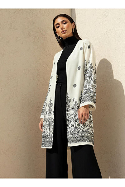 FAV شال كيمونو من فيسكوز مطبوع