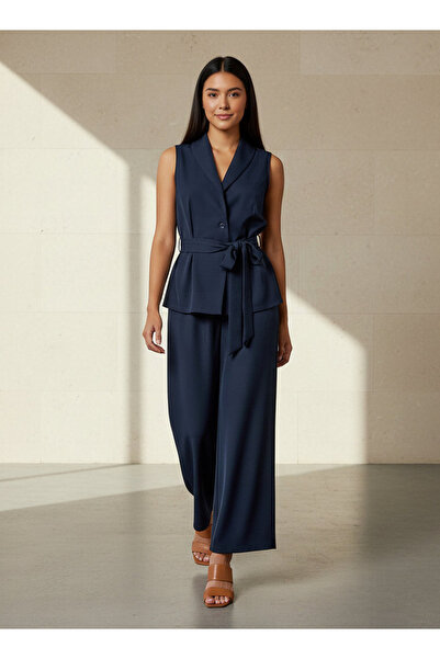 FAV Coord Set with Wrap Top & Wide Leg Bottom