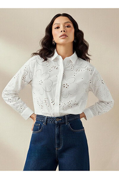 2Xtremz Cotton Shirt with Schiffli Embroidery