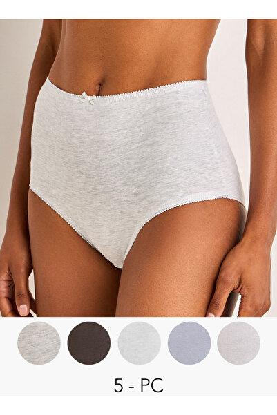 FAV Set of 5 - Full Briefs with Bow Detail