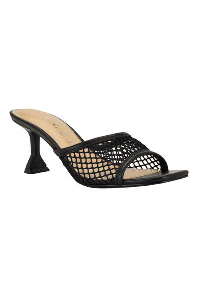 Guess Kebba Mesh Squared Toe Slip-On Dress Sandals