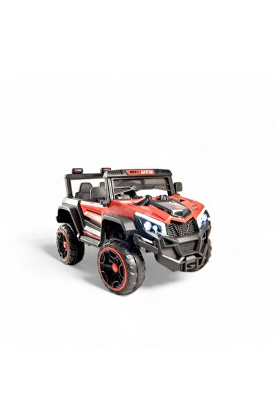 Rally سيارة أطفال كهربائية بتصميم جبلي أحمر 2024
