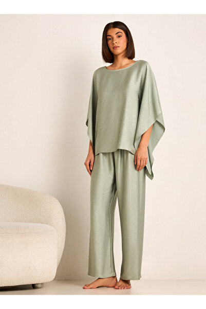 FAV طقم بيجاما مكون من قفطان وبنطال