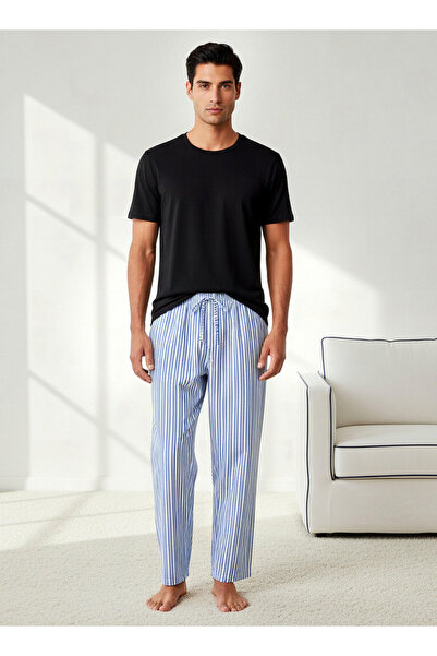 FAV Men Cotton Striped Nightwear Set