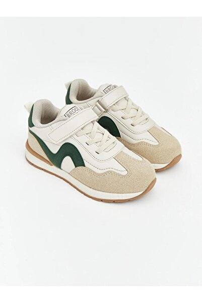 LC Waikiki Lace-Up and Velcro Boys' Sports Shoes (S6)