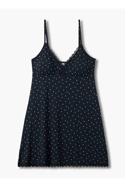 FAV Slip Dress Sleeveless Lace Trim
