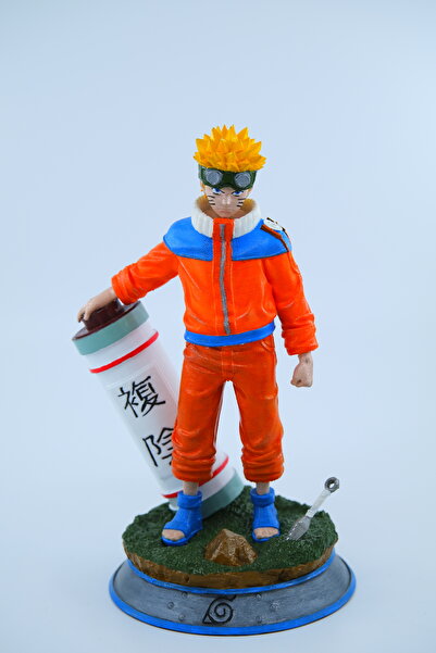 PWUL WORKS Naruto Uzumaki Figür 25 cm - Parşömen Detaylı El Boyaması Anime Ko...