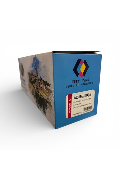 City Inks حبر تركي سيتي انك متوافق اتش بي احمر HP W2303A/230A MAGENTA