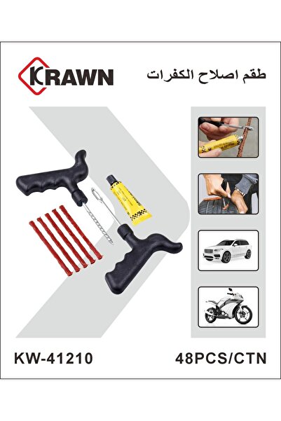 KRAWN طقم إصلاح الاطارات بنشر الكفرات KW-41210