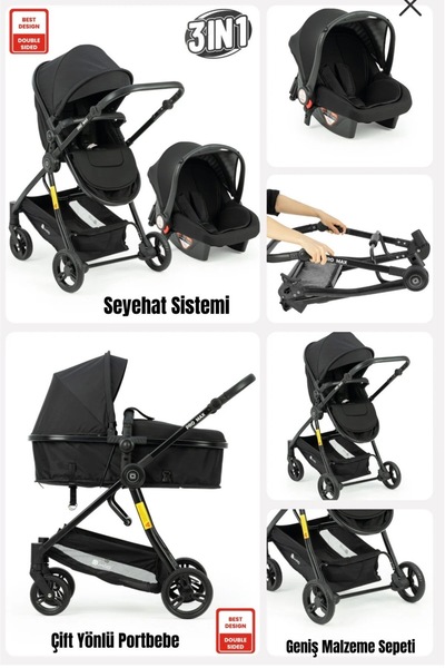 PROMAX TRAVEL SİSTEM BEBEK ARABASI