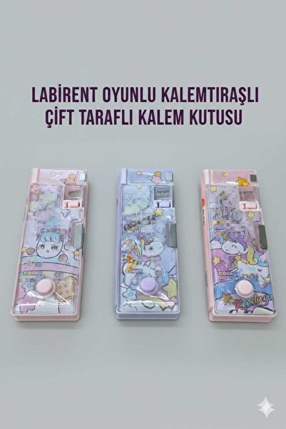 ALPA STORE Çok Fonksiyonlu Su Ve Labirent Oyunlu Kalemtıraşlı Çok Gözlü Kız Ç...