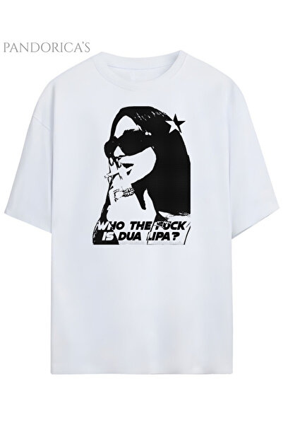 Grafftee Clothing Pandorica's Dua Lipa Design Unisex Cotton T-Shirt