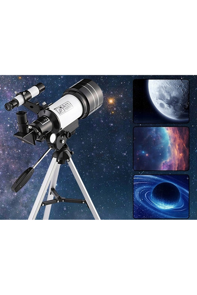 Elvinsa Uzay Gezegen Ay Yıldız Doğa Kara Gözlemi için Mobil Uyumlu Teleskop (...