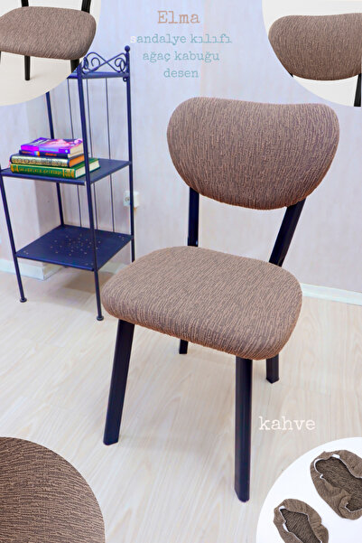 Uy Style jakarli kumaş elma sandalye kılıfı ,lastikli,esnekli sandalye örtüsü...