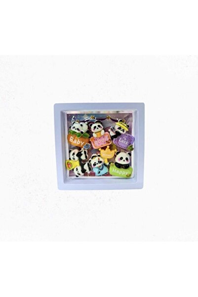 ALPA STORE 3D Panda Ve My Little Pony Temalı Sticker Özel Saklama Kutusuyla M...