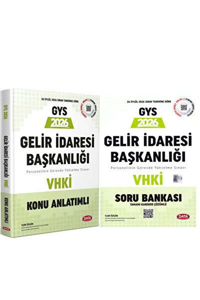 Data Yayınları 2026 GYS Gelir İdaresi Başkanlığı Personeli Görevde Yükselme S...