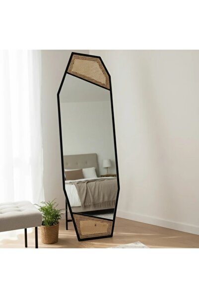 terndat Modern mirrors in a black wood finish, taller size