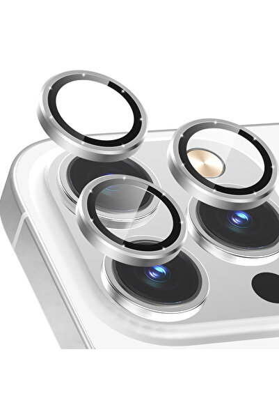 Generic واقي عدسة كاميرا الهاتف المحمول لهاتف iPhone 12 Pro Max - فضي