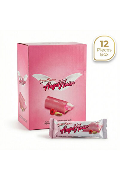 ROSSO BIANCO Angel Hair cu aromă de zmeură – Gourmet Dubai Style Viral, 12 bu...