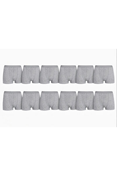 BEYAZTOPTAN Cotton Lycra 12-Piece Men's Boxer Set