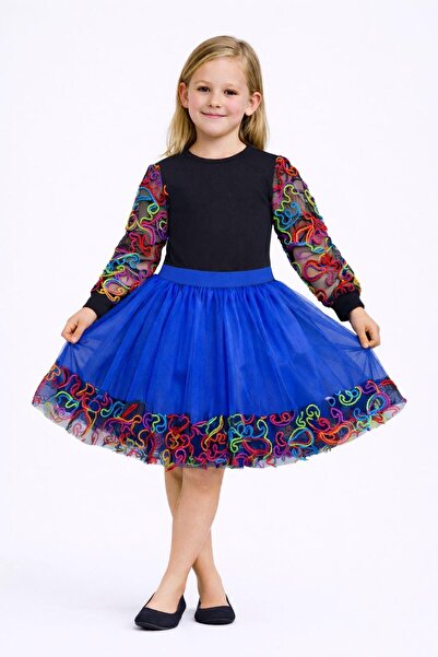 ümitteks iş ve okul kıyafetleri 23Rd April Girls' Show Dresses Elegant Design...