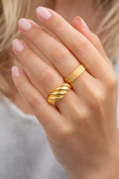 Ervalina Set of 2 Twisted Rings