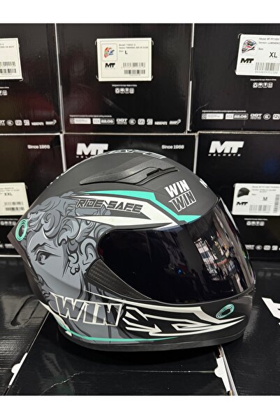 SHNMOTO Nero 316 full face kask B1 siyah vizörlü