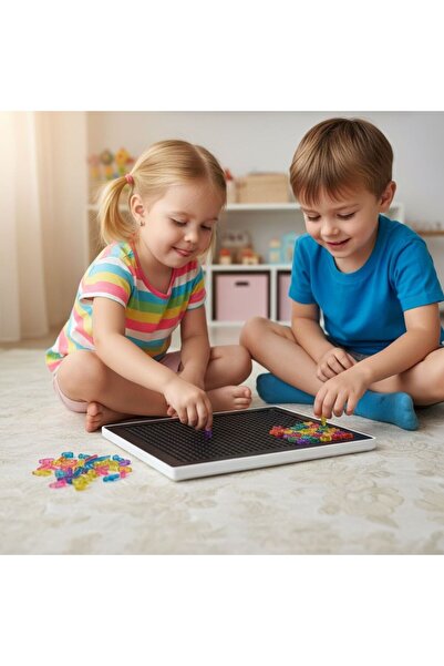 ADIRI SHOP Joc educativ 3D Magic Light Panel cu 180 piese luminoase