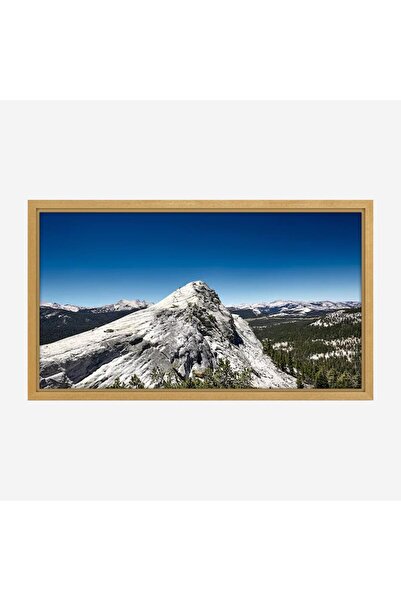 Tajridhome لوحة جبال - قمة صخرية - سماء زرقاء - هادئ - لوحات طبيعة - لوحات كا...