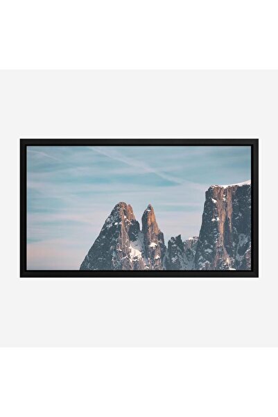 Tajridhome لوحة جبال - قمم ثلجية - سماء زرقاء - هادئ - لوحات طبيعة - لوحات كا...