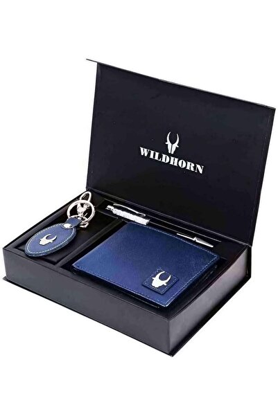 Wildhorn RFID Protected Genuine Leather Wallet & Gift Combo for Men
