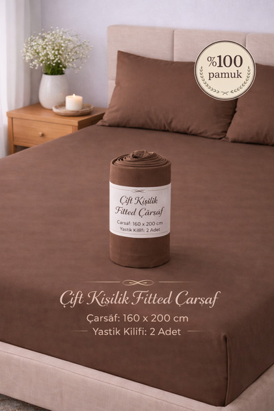 Çift Kişilik Ftitted Çarşaf 160 x 200