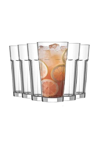 WDA Water Glass Tumbler Highball Glasses Clear Iced Tea and Glasses Pack of 6