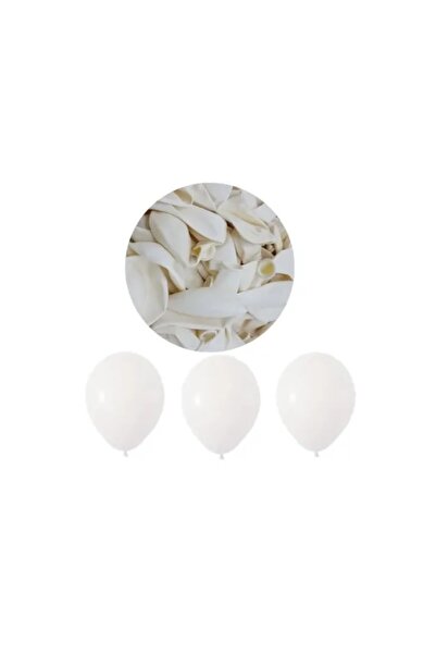 MFM White Color Balloon 30 Pieces