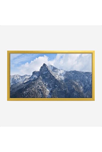 Tajridhome لوحة جبال - قمة جبلية - سماء زرقاء - هادئ - لوحات طبيعة - لوحات كا...