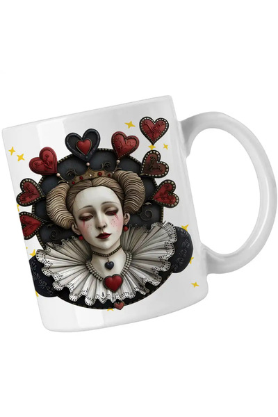 OEM Alice in Wonderland Queen of Cups Mug
