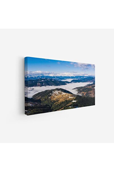 Tajridhome لوحة جبال - منظر جبلي - سماء زرقاء - هادئ - لوحات طبيعة - لوحات كا...