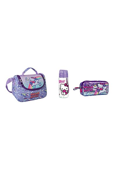 Hello Kitty Lunchbox, Water Bottle and Pencil Case
