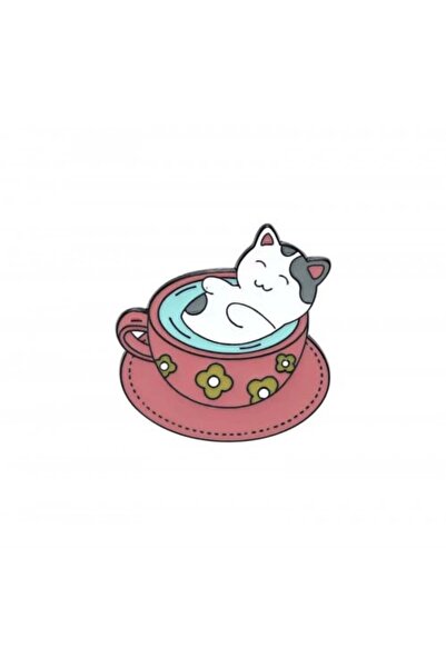 Cloud Pins cat brooch