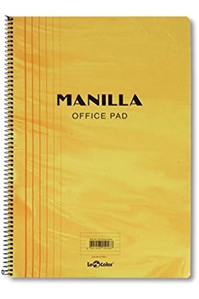 Yıldızan Storesellm Lé 41100/1 Manila Notebook Soft Cover, 1St Pulp Paper Spi...