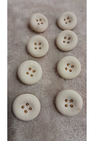 ILCARE Metallized Abs Gold Coated Button 20 Size 15 mm 8 Pieces