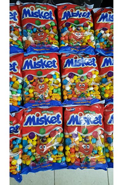 SAADET Misket Sakız (6 Paket 9 Gram)