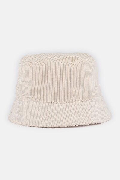 Don't Call Me Jennyfer Women Ribbed Bucket Hat, Beige