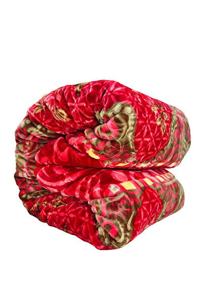 Genrics Damas Gold Floral Premium Blanket Floral Design 2-Ply Double 220 x 24...