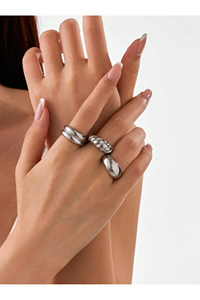 Ervalina 3-Piece Thick Basic Rings
