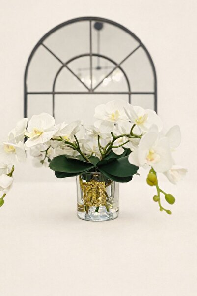 KEARS LAGUNA AURA, 4 LÜ KOKULU ORKİDE ISLAK ÇİÇEK BEYAZ GOLD ETİKET, (pudra,k...