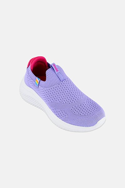 MUDD Kids Girl Slip On Outdoor Shoes, Light Purple