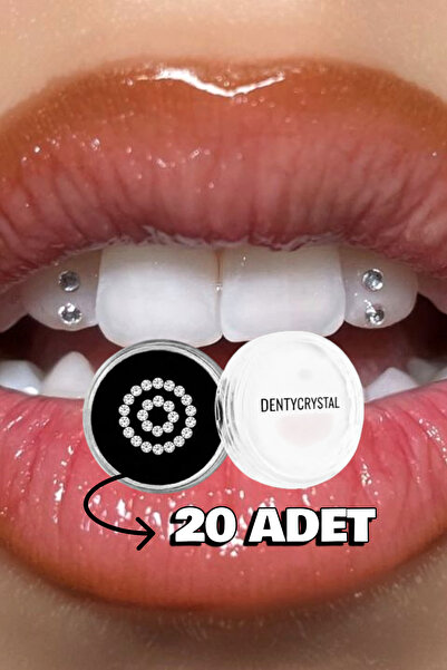 DENTYCRYSTAL Diş Pırlantası Yuvarlak Classic 20'li ( Avusturya Kristallerinde...